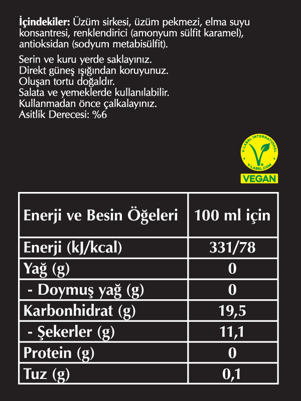 Fersan Balsamik Sirke 500 CC Cam