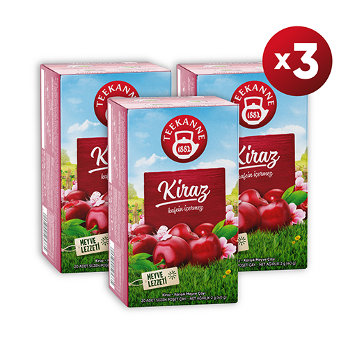 Teekanne Kiraz Aromalı Karışık Meyve Çayı 40g