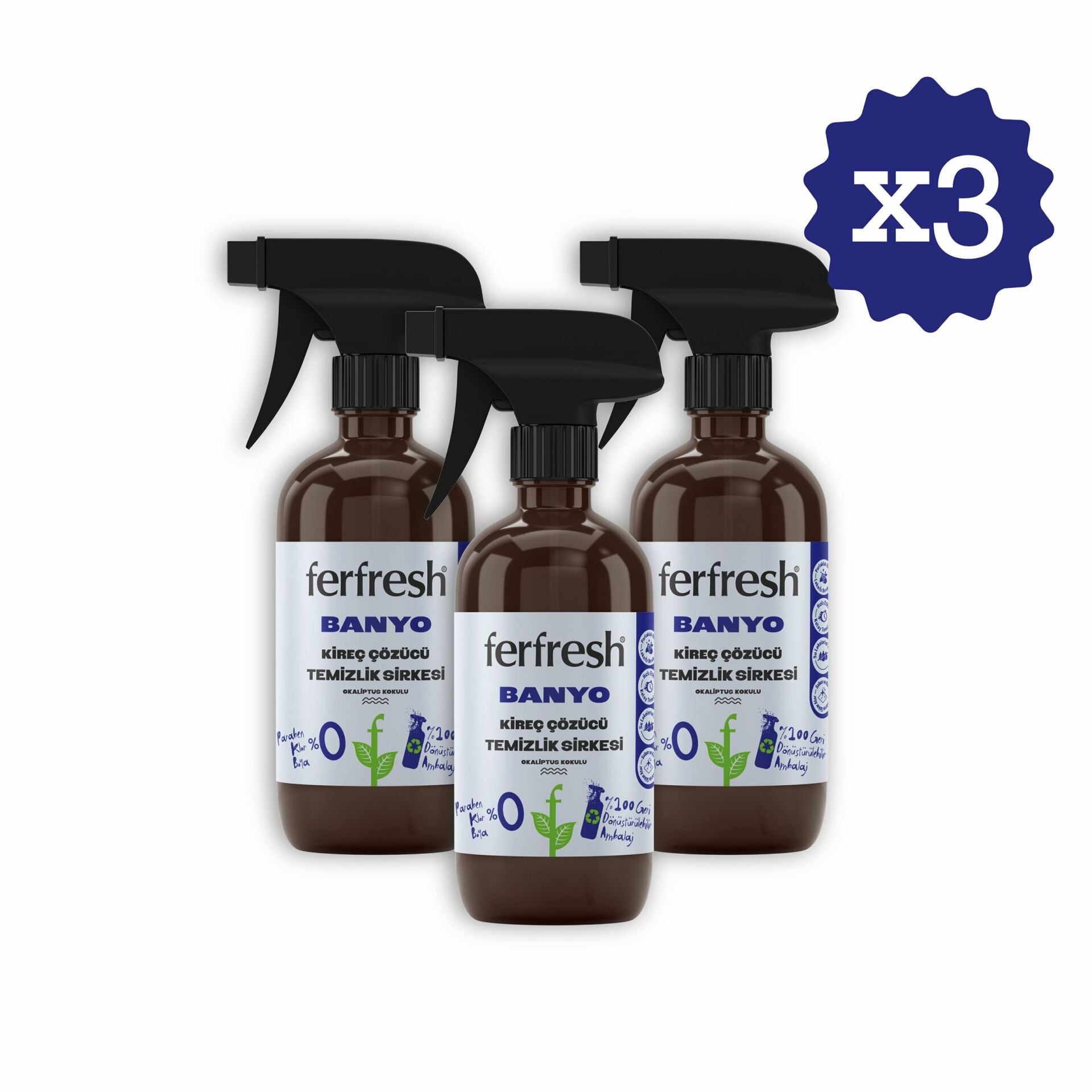 Ferfresh Banyo Kireç Çözücü Temizlik Sirkesi 450 ML
