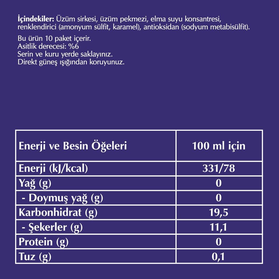 Fersan Tek Kullanımlık Monodoz Balsamik Sirke 10x10ML Şase