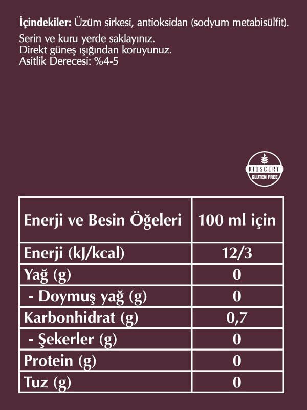 Fersan Üzüm Sirkesi 2 Lt Pet