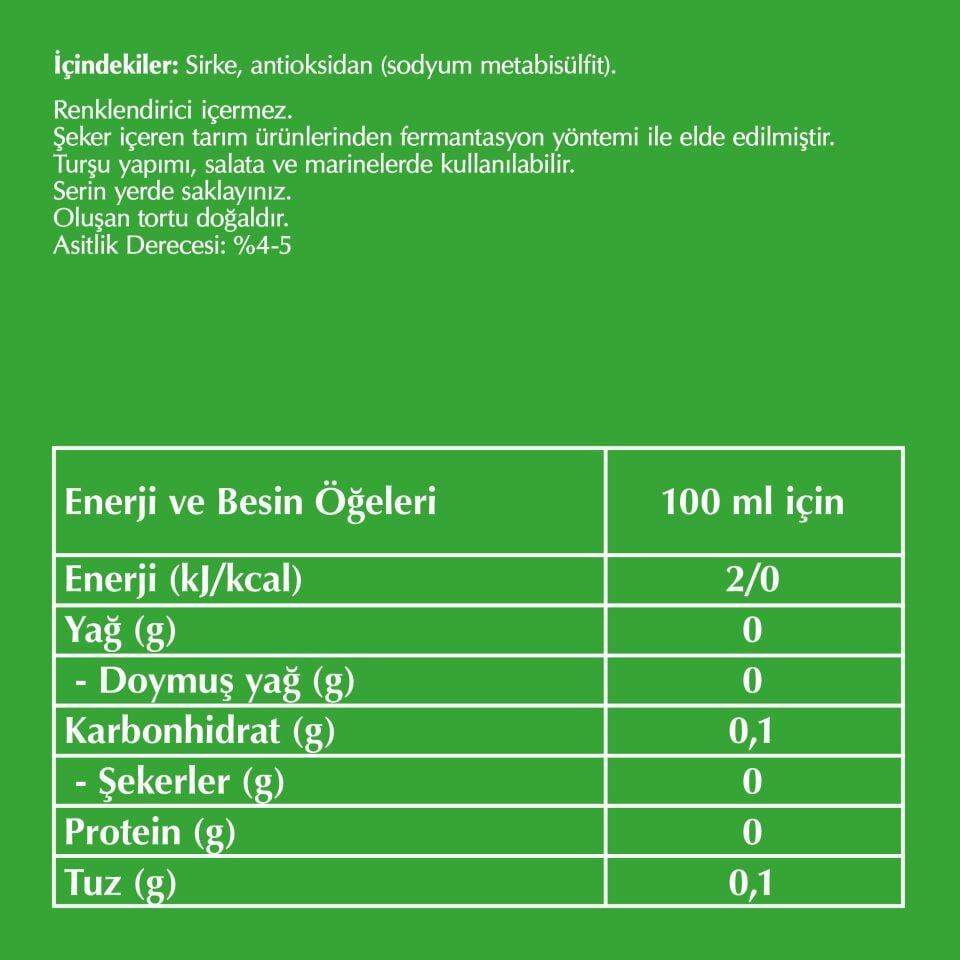 Ferfresh Beyaz Sirke 1 Lt Pet