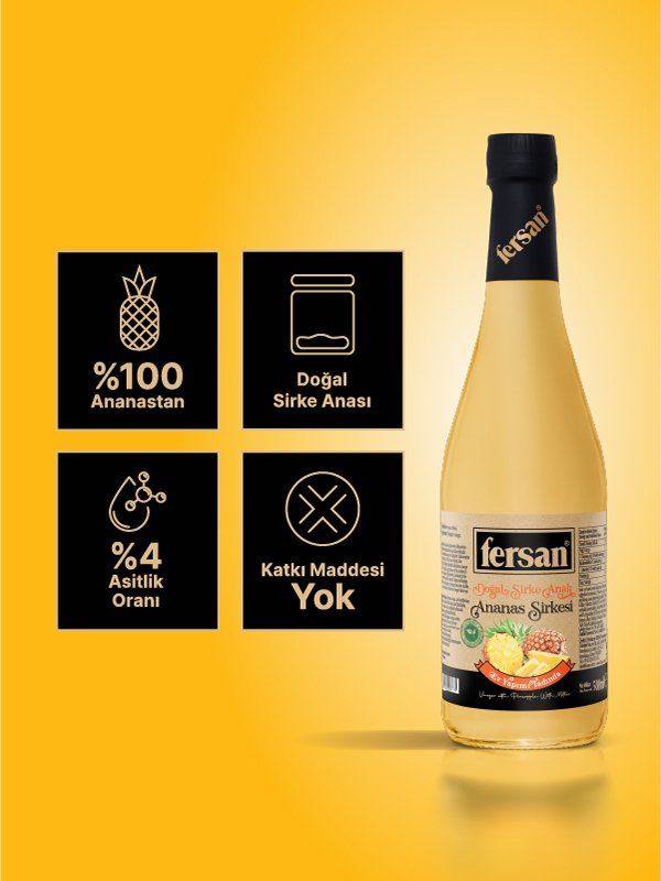Fersan Ananas Sirkesi 500cc Cam 1 Adet