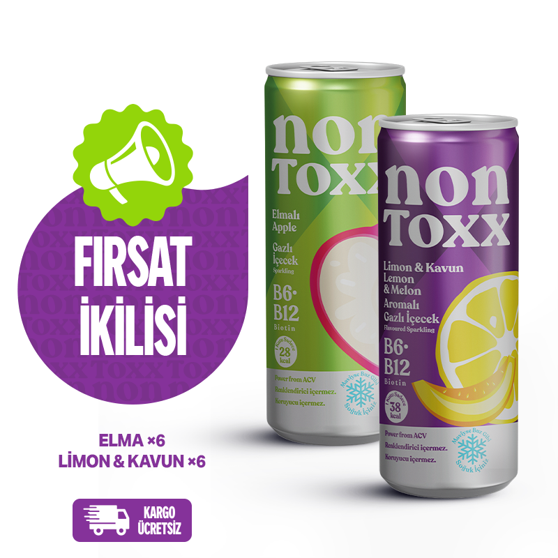 Nontoxx Fırsat 2'lisi (6 Adet Elma, 6 Adet Limon & Kavun)