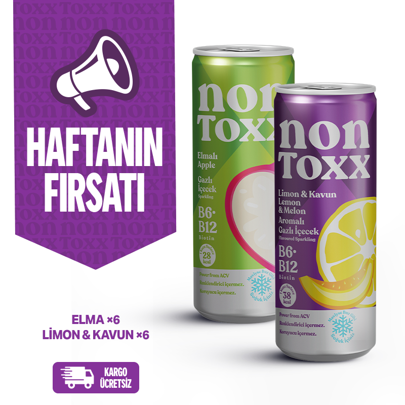 Nontoxx Fırsat 2'lisi (6 Adet Elma, 6 Adet Limon & Kavun)