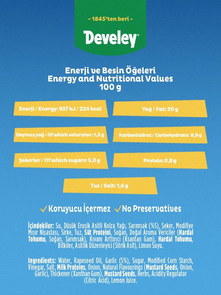 410 GR SARIMSAKLI SOS-DEVELEY x 1 Adet