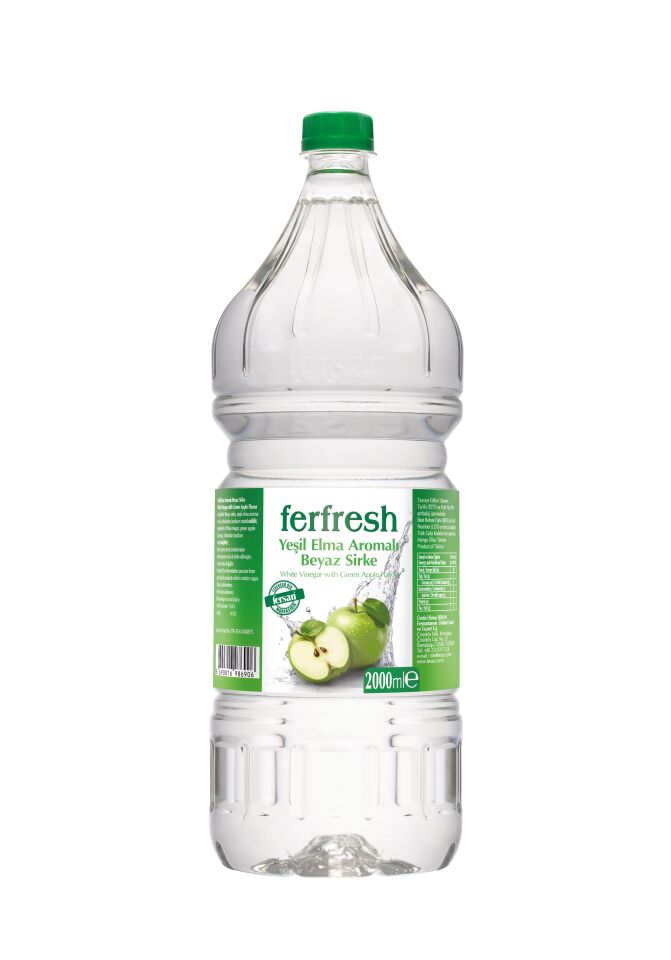 Ferfresh Beyaz Sirke 2 Lt Pet Yeşil Elma Aromalı