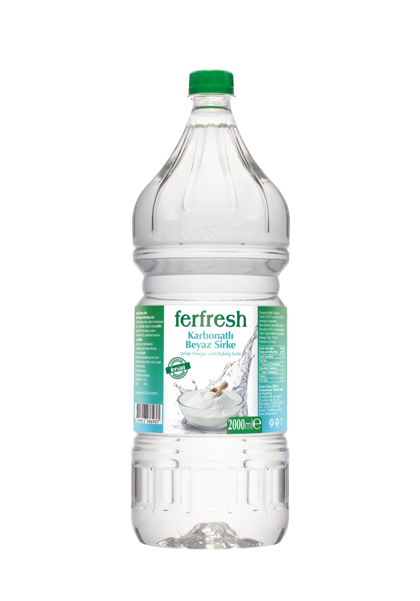 Ferfresh Beyaz Sirke 2 Lt Pet Karbonatlı