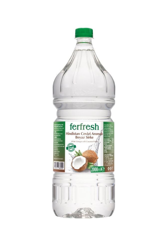 Ferfresh Beyaz Sirke 2 Lt Pet Hindistan Cevizi Aromalı x 3 Adet