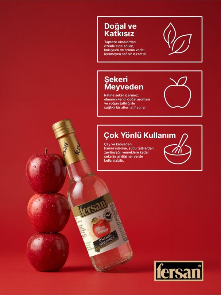 Deiyonize Elma Suyu Konsantresi 340 GR x 1 Adet