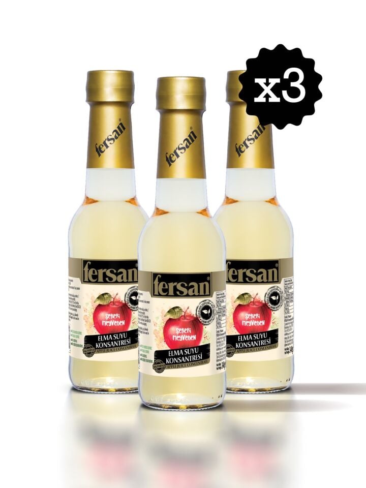 Deiyonize Elma Suyu Konsantresi 340 GR x 3 Adet