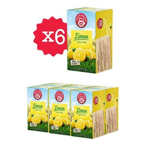 Teekanne Limon Karışık Meyve Çayı x 6 Adet