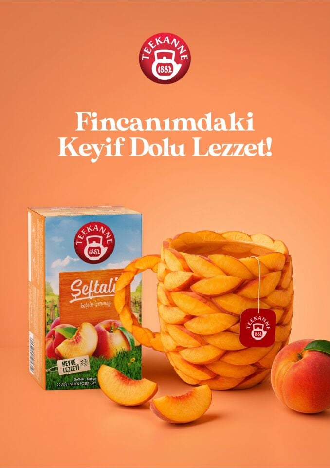 Teekanne Şeftali Karışık Meyve Çayı x 6 Adet