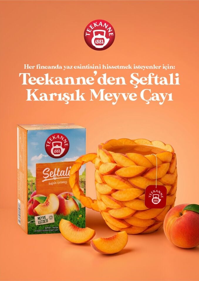 Teekanne Şeftali Karışık Meyve Çayı x 6 Adet