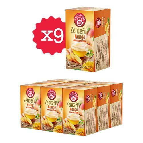 Teekanne Zencefil - Mango Karışık Bitki Çayı x 9 Adet