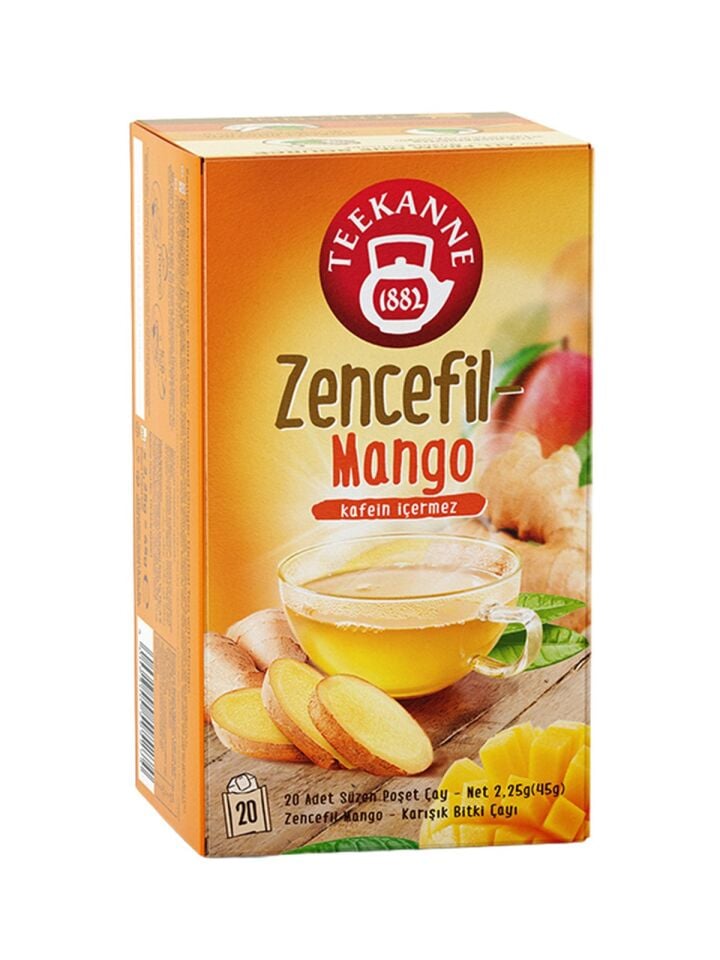 Teekanne Zencefil - Mango Karışık Bitki Çayı x 9 Adet