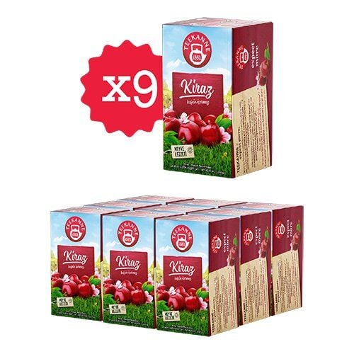 Teekanne Kiraz Aromalı Karışık Meyve Çayı 40g x 9 Adet